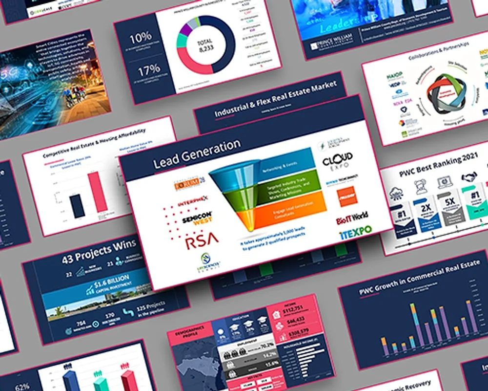 Economic data infographic design