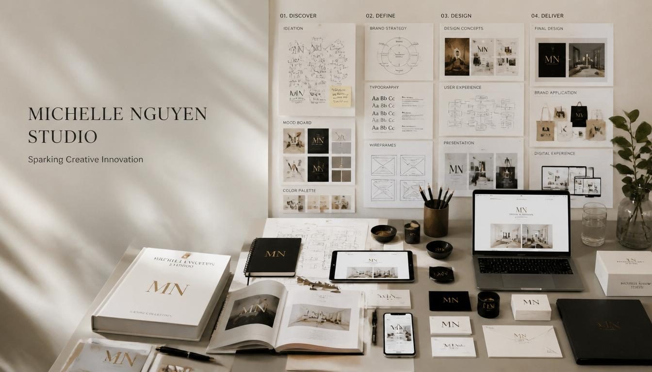 Michelle Nguyen Studio brand system